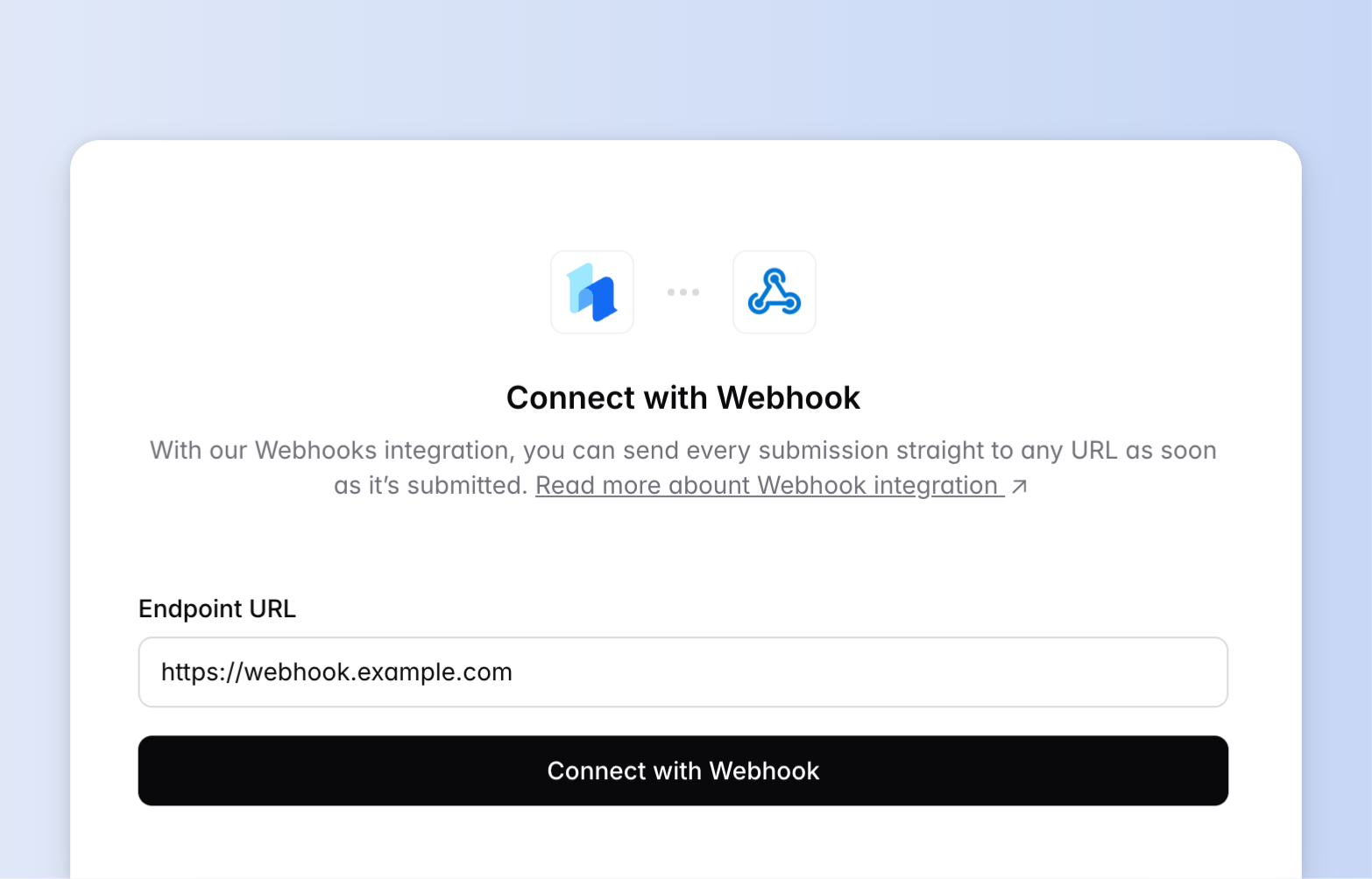 Connect Webhook